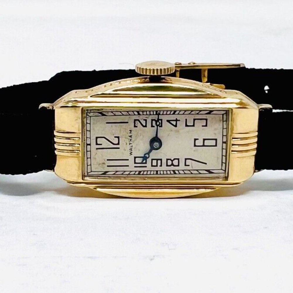 Waltham Vintage Solid 14k Gold Hand-Wound Women's Watch